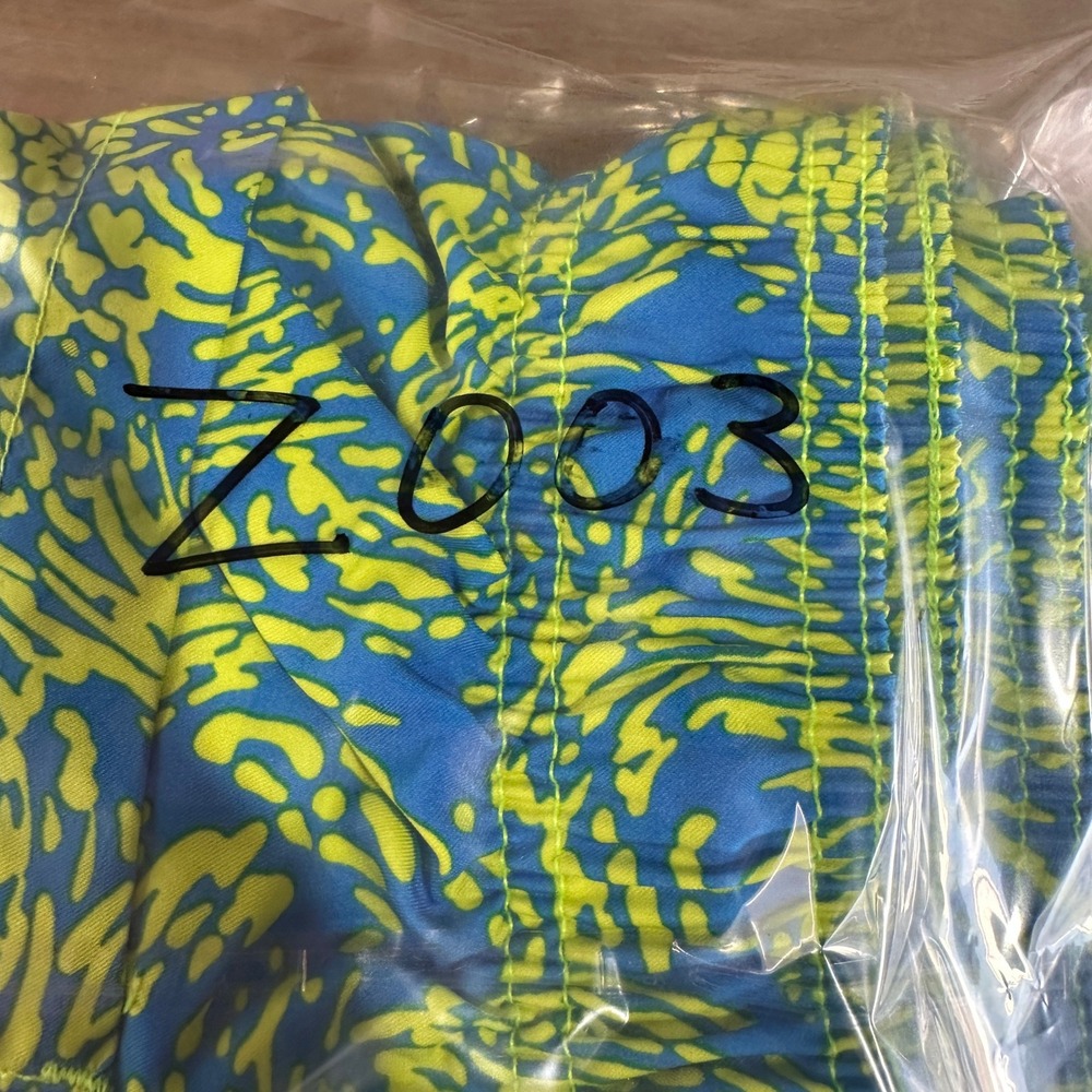Speedo Mens Swim Trunks XXL Blue Lime Green Pineapple Print Board Shorts Swim - Picture 7 of 7